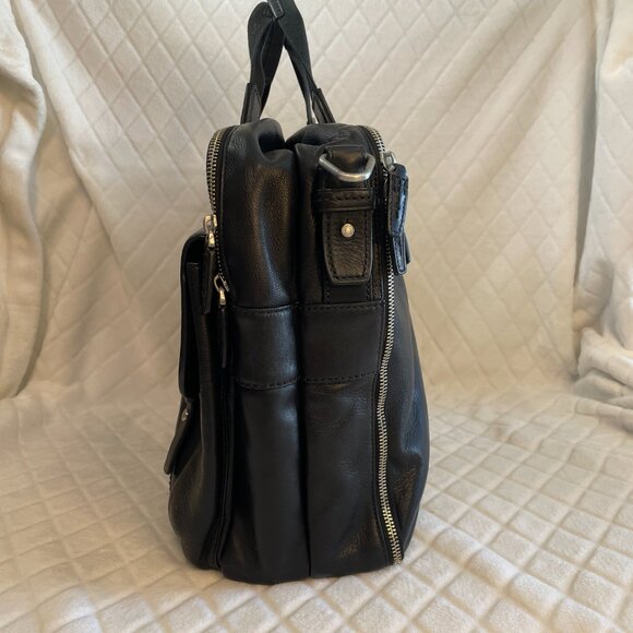 Tumi Laredo Large Briefcase Special Edition For Japan Only Napa Leather - Picture 3 of 10